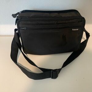 Polaroid Classic Black Messenger Bag